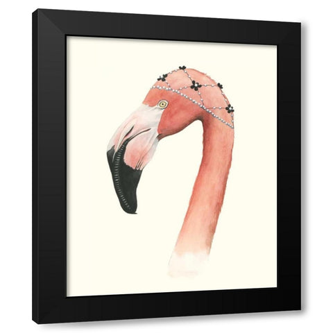 Downton Animals IV Black Modern Wood Framed Art Print by Popp, Grace