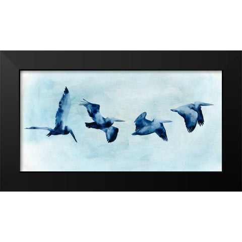 Coastal Covey II Black Modern Wood Framed Art Print by Popp, Grace