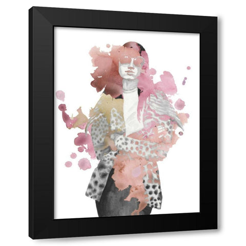 Fashion Illustration I Black Modern Wood Framed Art Print by McCavitt, Naomi