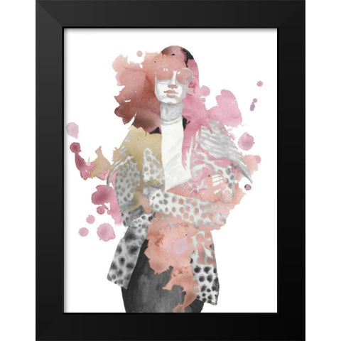 Fashion Illustration I Black Modern Wood Framed Art Print by McCavitt, Naomi