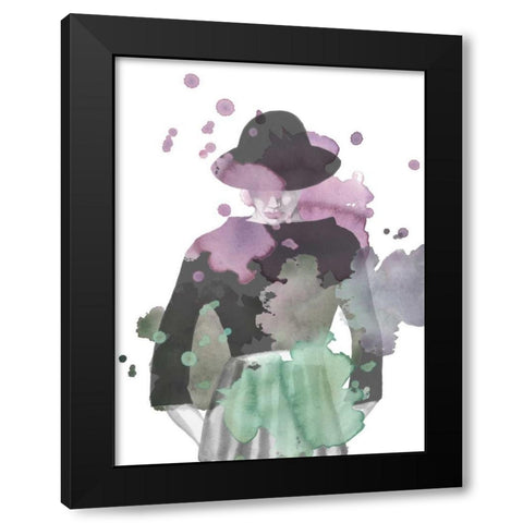 Fashion Illustration II Black Modern Wood Framed Art Print by McCavitt, Naomi