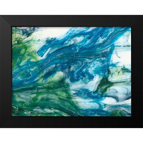 Tidal Sweep I Black Modern Wood Framed Art Print by Chandler, Sharon