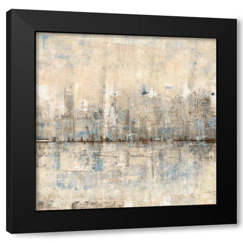 Impressionist Skyline I Black Modern Wood Framed Art Print by OToole, Tim