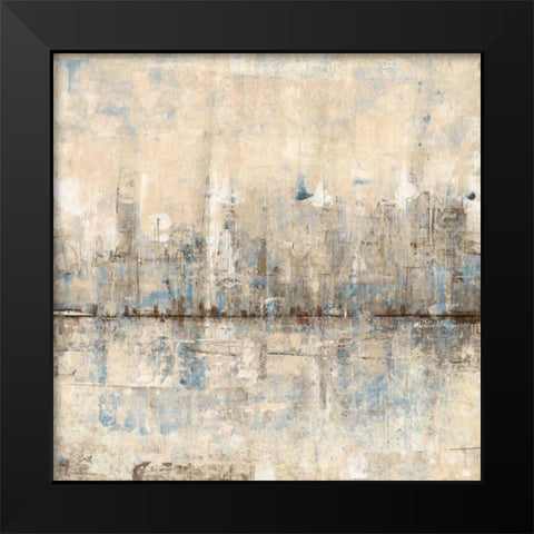 Impressionist Skyline I Black Modern Wood Framed Art Print by OToole, Tim