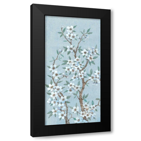 Branches of Blossoms I Black Modern Wood Framed Art Print by OToole, Tim