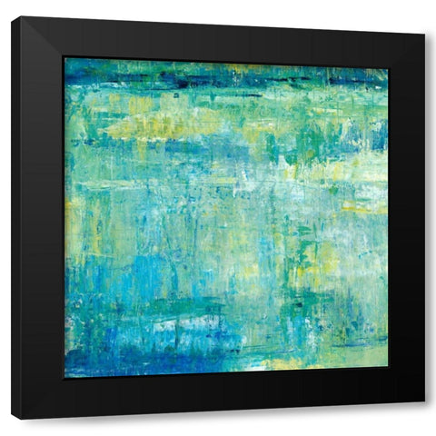 Water Reflection I Black Modern Wood Framed Art Print with Double Matting by OToole, Tim
