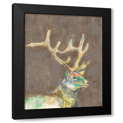 Rustic Wildlife II Black Modern Wood Framed Art Print by Goldberger, Jennifer