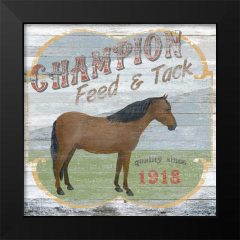 Farm Supply I Black Modern Wood Framed Art Print by Vess, June Erica