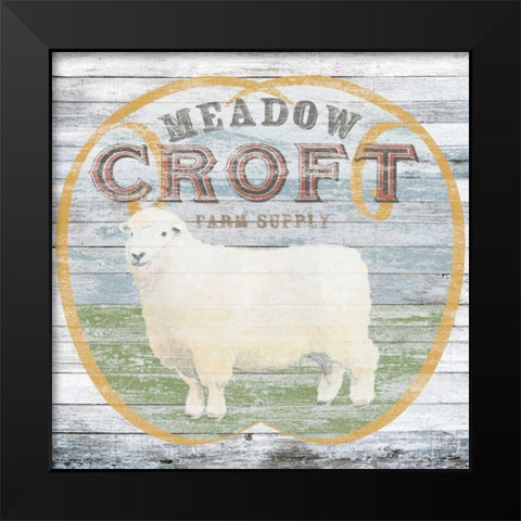 Farm Supply III Black Modern Wood Framed Art Print by Vess, June Erica