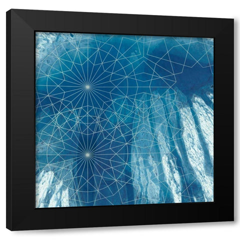 Crystalline III Black Modern Wood Framed Art Print by Chariklia, Zarris