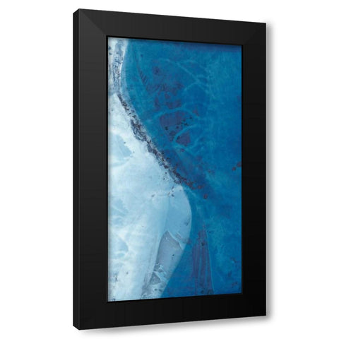 Undercurrent I Black Modern Wood Framed Art Print with Double Matting by Zarris, Chariklia