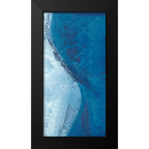 Undercurrent I Black Modern Wood Framed Art Print by Zarris, Chariklia