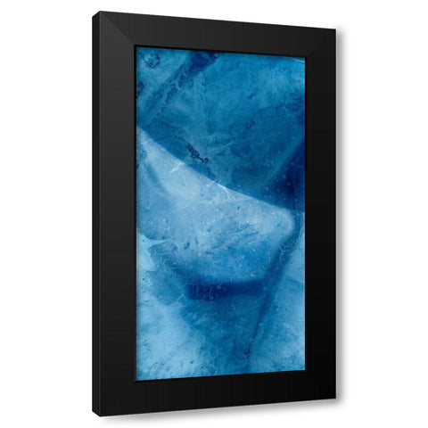 Undercurrent IV Black Modern Wood Framed Art Print with Double Matting by Zarris, Chariklia