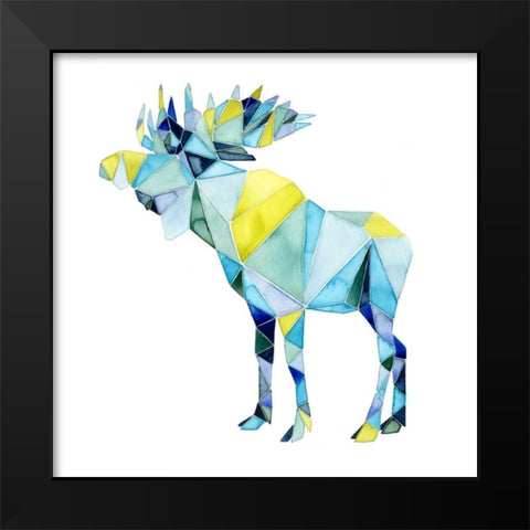 Geo Animal III Black Modern Wood Framed Art Print by Popp, Grace