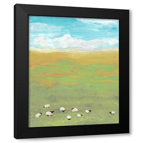 Herd I Black Modern Wood Framed Art Print by Ludwig, Alicia