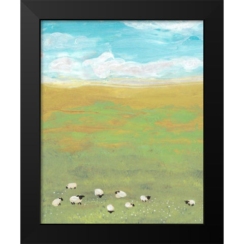 Herd I Black Modern Wood Framed Art Print by Ludwig, Alicia