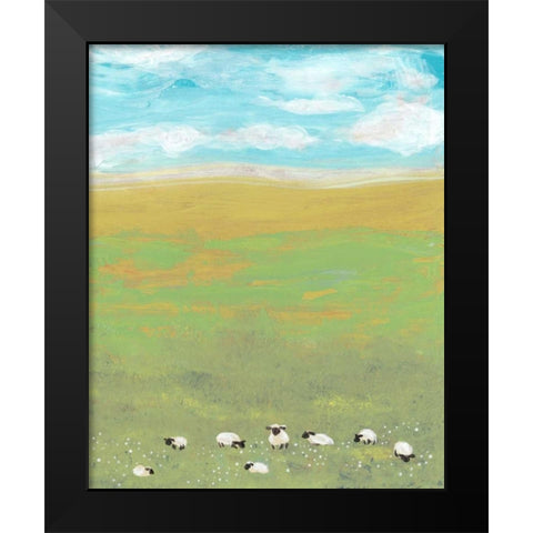 Herd II Black Modern Wood Framed Art Print by Ludwig, Alicia