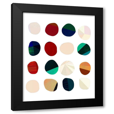Details Four Black Modern Wood Framed Art Print with Double Matting by Jasper, Sisa
