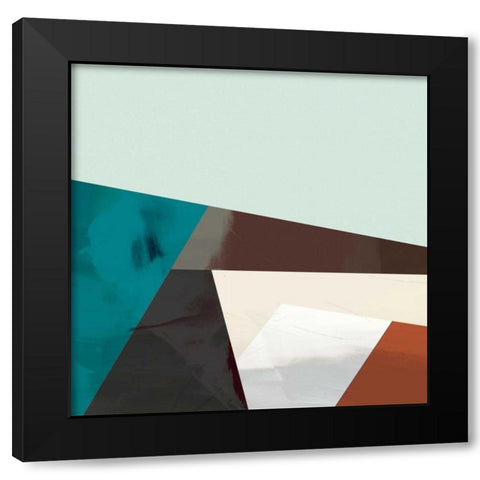 Block Detail I Black Modern Wood Framed Art Print by Jasper, Sisa