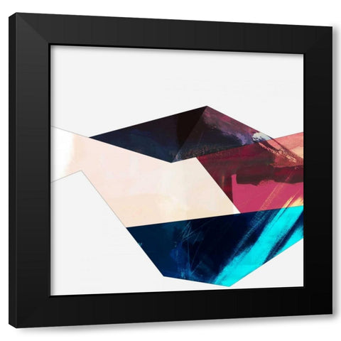 Block Detail III Black Modern Wood Framed Art Print with Double Matting by Jasper, Sisa