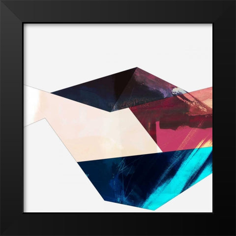 Block Detail III Black Modern Wood Framed Art Print by Jasper, Sisa