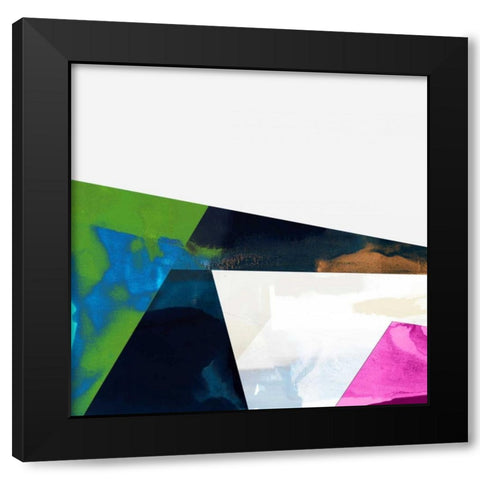 Block Detail IV Black Modern Wood Framed Art Print with Double Matting by Jasper, Sisa