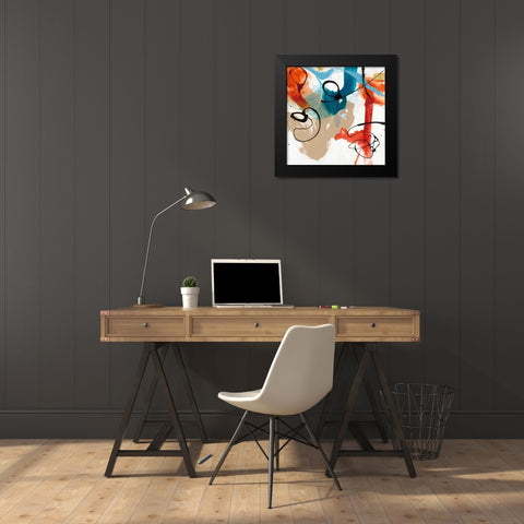 Fabricate I Black Modern Wood Framed Art Print by Jasper, Sisa