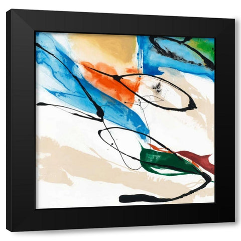 Fabricate II Black Modern Wood Framed Art Print by Jasper, Sisa