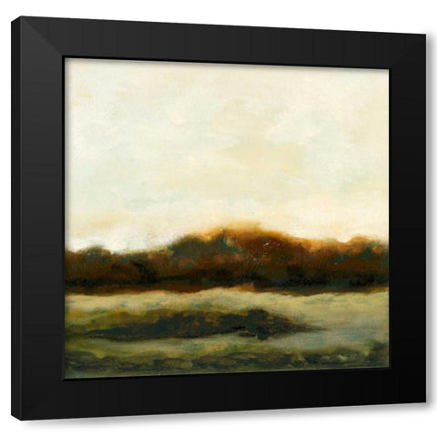 Fall Horizon I Black Modern Wood Framed Art Print with Double Matting by Gordon, Sharon