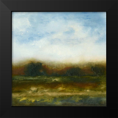 Fall Horizon II Black Modern Wood Framed Art Print by Gordon, Sharon