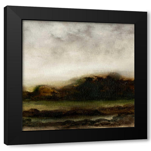 Fall Horizon IV Black Modern Wood Framed Art Print by Gordon, Sharon
