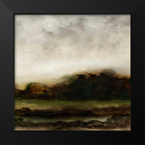 Fall Horizon IV Black Modern Wood Framed Art Print by Gordon, Sharon