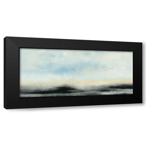 Horizon View I Black Modern Wood Framed Art Print by Gordon, Sharon