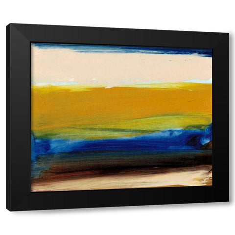 Land and Sky II Black Modern Wood Framed Art Print with Double Matting by Gordon, Sharon