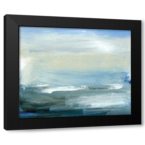Chromatic Sea Black Modern Wood Framed Art Print by Gordon, Sharon