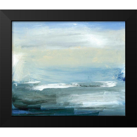 Chromatic Sea Black Modern Wood Framed Art Print by Gordon, Sharon