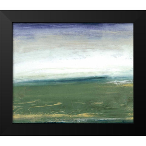 Field and Sky Black Modern Wood Framed Art Print by Gordon, Sharon