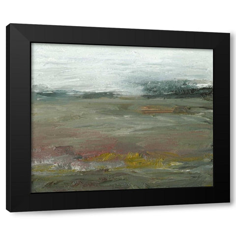 View at Dusk Black Modern Wood Framed Art Print by Gordon, Sharon