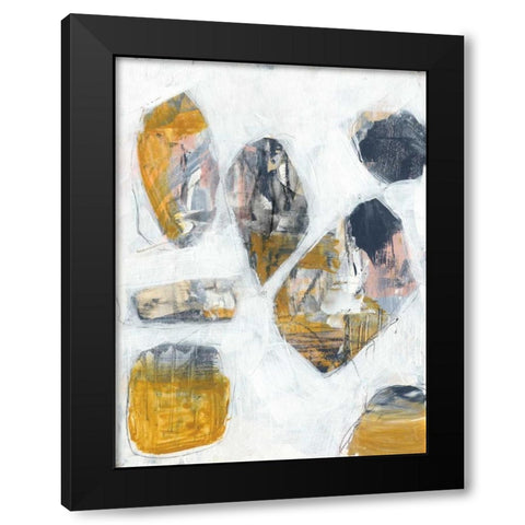 Inset II Black Modern Wood Framed Art Print with Double Matting by Goldberger, Jennifer