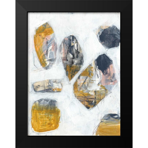 Inset II Black Modern Wood Framed Art Print by Goldberger, Jennifer