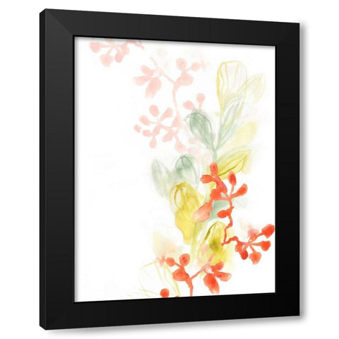 Sea Branch II Black Modern Wood Framed Art Print by Vess, June Erica