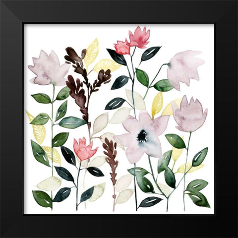 Garland Tide I Black Modern Wood Framed Art Print by Popp, Grace