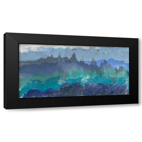 Appalachian Trail II Black Modern Wood Framed Art Print with Double Matting by Ludwig, Alicia