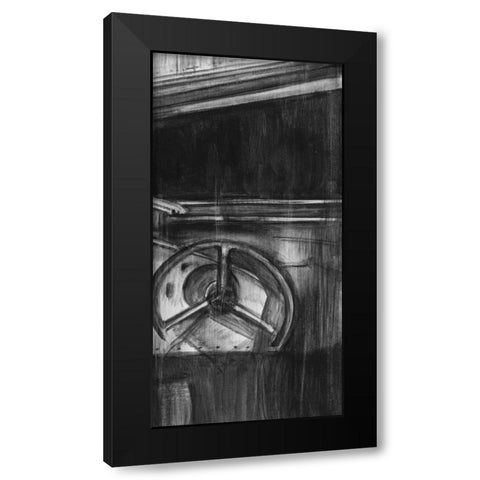 Vintage Cockpit III Black Modern Wood Framed Art Print by Harper, Ethan