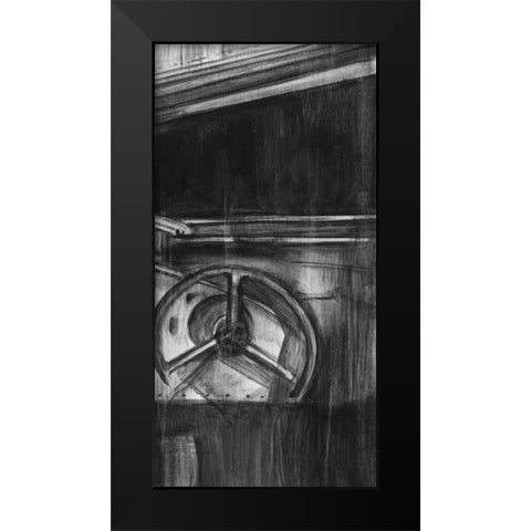 Vintage Cockpit III Black Modern Wood Framed Art Print by Harper, Ethan