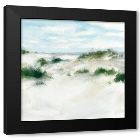 White Sands I Black Modern Wood Framed Art Print by Meagher, Megan