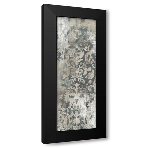 Weathered Damask Panel I Black Modern Wood Framed Art Print with Double Matting by Vess, June Erica
