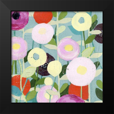 Poppy Strata I Black Modern Wood Framed Art Print by Popp, Grace