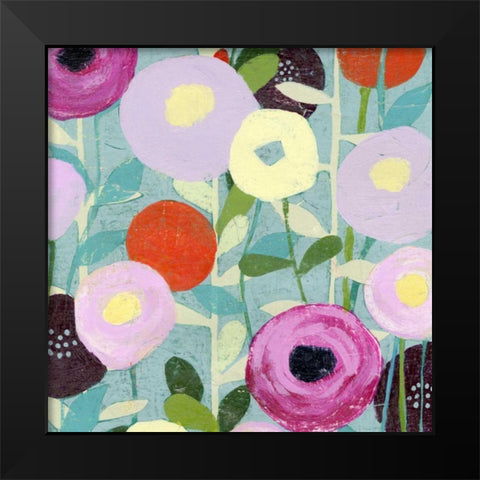 Poppy Strata III Black Modern Wood Framed Art Print by Popp, Grace