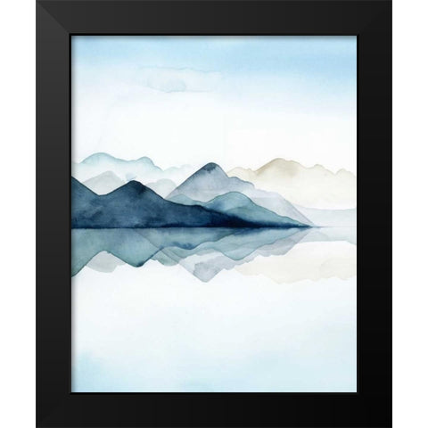 Glacial I Black Modern Wood Framed Art Print by Popp, Grace